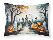 Load image into Gallery viewer, Ghosts Spooky Halloween Fabric Standard Pillowcase – Artistic Decorative Front, White Back