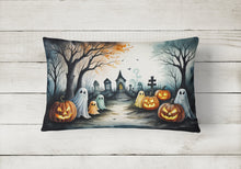 Load image into Gallery viewer, Ghosts Spooky Halloween Fabric Decorative Pillow