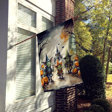 Load image into Gallery viewer, Goblins Spooky Halloween House Flag
