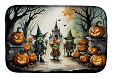 Load image into Gallery viewer, Goblins Spooky Halloween Dish Drying Mat