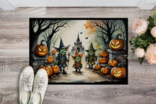 Load image into Gallery viewer, Goblins Spooky Halloween Doormat -  18x27 Decorative Floor Mat – Indoor/Outdoor Rug