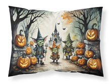 Load image into Gallery viewer, Goblins Spooky Halloween Fabric Standard Pillowcase – Artistic Decorative Front, White Back