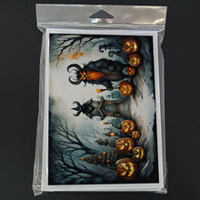 Load image into Gallery viewer, Krampus The Christmas Demon Spooky Halloween Greeting Cards -  Blank Note Cards – 8-Pack of Artist-Designed Cards with Envelopes