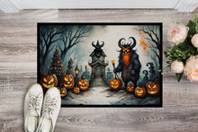 Load image into Gallery viewer, Krampus The Christmas Demon Spooky Halloween Doormat - 24x36 Decorative Floor Mat – Indoor/Outdoor Rug with Artistic Flair