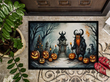 Load image into Gallery viewer, Krampus The Christmas Demon Spooky Halloween Doormat -  18x27 Decorative Floor Mat – Indoor/Outdoor Rug