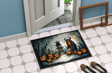 Load image into Gallery viewer, Krampus The Christmas Demon Spooky Halloween Doormat -  18x27 Decorative Floor Mat – Indoor/Outdoor Rug