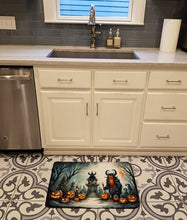 Load image into Gallery viewer, Krampus The Christmas Demon Spooky Halloween Memory Foam Kitchen Mat