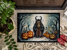 Load image into Gallery viewer, Krampus The Christmas Demon Spooky Halloween Doormat -  18x27 Decorative Floor Mat – Indoor/Outdoor Rug