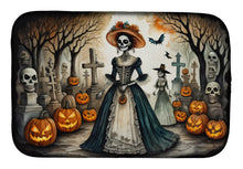 Load image into Gallery viewer, La Catrina Skeleton Spooky Halloween Dish Drying Mat