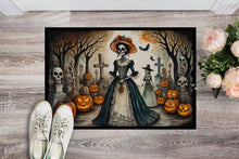 Load image into Gallery viewer, La Catrina Skeleton Spooky Halloween Doormat - 24x36 Decorative Floor Mat – Indoor/Outdoor Rug with Artistic Flair