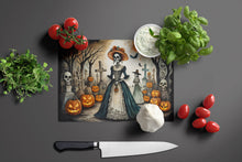 Load image into Gallery viewer, La Catrina Skeleton Spooky Halloween Glass Cutting Boards – Durable, Decorative Kitchen Art Large