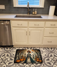 Load image into Gallery viewer, La Catrina Skeleton Spooky Halloween Memory Foam Kitchen Mat