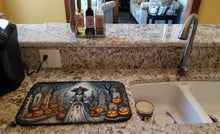 Load image into Gallery viewer, La Catrina Skeleton Spooky Halloween Dish Drying Mat