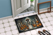 Load image into Gallery viewer, La Catrina Skeleton Spooky Halloween Doormat -  18x27 Decorative Floor Mat – Indoor/Outdoor Rug