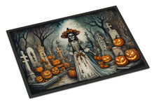 Load image into Gallery viewer, La Catrina Skeleton Spooky Halloween Doormat -  18x27 Decorative Floor Mat – Indoor/Outdoor Rug