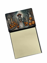 Load image into Gallery viewer, La Catrina Skeleton Spooky Halloween Sticky Note Holder- Refiilable Desk Accessory Note Pad