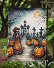 Load image into Gallery viewer, La Catrina Skeleton Spooky Halloween Garden Flag – Outdoor Decorative Yard Flag