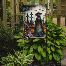 Load image into Gallery viewer, La Catrina Skeleton Spooky Halloween Garden Flag – Outdoor Decorative Yard Flag