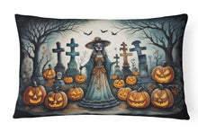 Load image into Gallery viewer, La Catrina Skeleton Spooky Halloween Fabric Decorative Pillow