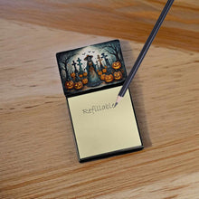 Load image into Gallery viewer, La Catrina Skeleton Spooky Halloween Sticky Note Holder- Refiilable Desk Accessory Note Pad