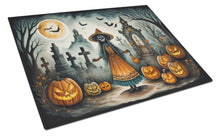 Load image into Gallery viewer, La Llorona Skeleton Spooky Halloween Glass Cutting Boards – Durable, Decorative Kitchen Art Large