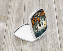 Load image into Gallery viewer, La Llorona Skeleton Spooky Halloween Compact Mirror – Stylish Purse Mirror with Artistic Covers