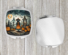Load image into Gallery viewer, La Llorona Skeleton Spooky Halloween Compact Mirror – Stylish Purse Mirror with Artistic Covers