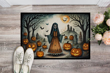 Load image into Gallery viewer, La Llorona Skeleton Spooky Halloween Doormat -  18x27 Decorative Floor Mat – Indoor/Outdoor Rug