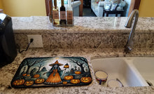 Load image into Gallery viewer, La Llorona Skeleton Spooky Halloween Dish Drying Mat