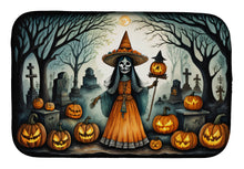 Load image into Gallery viewer, La Llorona Skeleton Spooky Halloween Dish Drying Mat