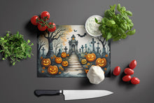 Load image into Gallery viewer, Marigold Spooky Halloween Glass Cutting Boards – Durable, Decorative Kitchen Art Large