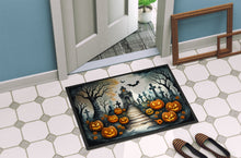 Load image into Gallery viewer, Marigold Spooky Halloween Doormat -  18x27 Decorative Floor Mat – Indoor/Outdoor Rug