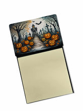 Load image into Gallery viewer, Marigold Spooky Halloween Sticky Note Holder- Refiilable Desk Accessory Note Pad