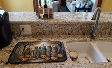 Load image into Gallery viewer, Mummies Spooky Halloween Dish Drying Mat