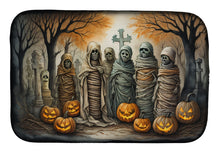 Load image into Gallery viewer, Mummies Spooky Halloween Dish Drying Mat