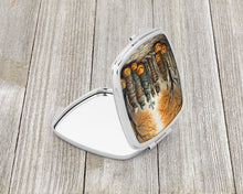 Load image into Gallery viewer, Mummies Spooky Halloween Compact Mirror – Stylish Purse Mirror with Artistic Covers