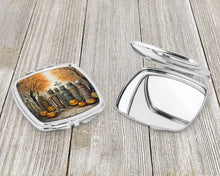 Load image into Gallery viewer, Mummies Spooky Halloween Compact Mirror – Stylish Purse Mirror with Artistic Covers