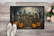 Load image into Gallery viewer, Mummies Spooky Halloween Doormat -  18x27 Decorative Floor Mat – Indoor/Outdoor Rug