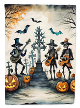 Load image into Gallery viewer, Mariachi Skeleton Band Spooky Halloween House Flag