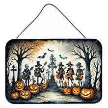 Load image into Gallery viewer, Mariachi Skeleton Band Spooky Halloween Wall or Door Hanging Prints