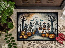 Load image into Gallery viewer, Mariachi Skeleton Band Spooky Halloween Doormat -  18x27 Decorative Floor Mat – Indoor/Outdoor Rug