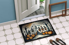 Load image into Gallery viewer, Mariachi Skeleton Band Spooky Halloween Doormat -  18x27 Decorative Floor Mat – Indoor/Outdoor Rug