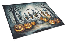 Load image into Gallery viewer, Mariachi Skeleton Band Spooky Halloween Glass Cutting Boards – Durable, Decorative Kitchen Art Large