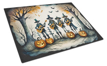 Load image into Gallery viewer, Mariachi Skeleton Band Spooky Halloween Glass Cutting Boards – Durable, Decorative Kitchen Art Large