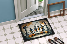 Load image into Gallery viewer, Mariachi Skeleton Band Spooky Halloween Doormat -  18x27 Decorative Floor Mat – Indoor/Outdoor Rug