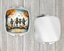 Load image into Gallery viewer, Mariachi Skeleton Band Spooky Halloween Compact Mirror – Stylish Purse Mirror with Artistic Covers