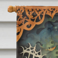 Load image into Gallery viewer, Papel Picado Skeletons Spooky Halloween House Flag