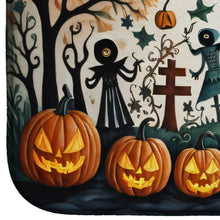 Load image into Gallery viewer, Papel Picado Skeletons Spooky Halloween Dish Drying Mat