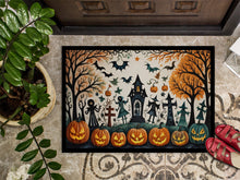 Load image into Gallery viewer, Papel Picado Skeletons Spooky Halloween Doormat - 24x36 Decorative Floor Mat – Indoor/Outdoor Rug with Artistic Flair