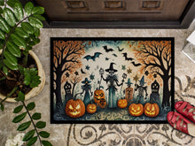 Load image into Gallery viewer, Papel Picado Skeletons Spooky Halloween Doormat -  18x27 Decorative Floor Mat – Indoor/Outdoor Rug